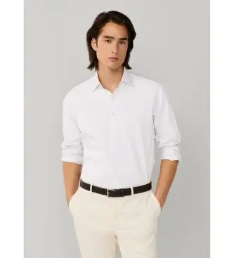 per uomo HM3010616 Camicia bianca Solid End (L), Bianco, Cotone, Classico, Manica lunga