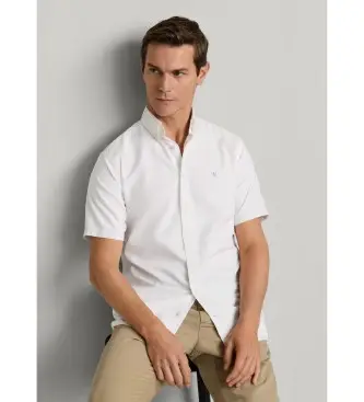 per uomo HM3010641 Camicia bianca ESS GMD (L), Bianco, Cotone, Classico, Manica corta