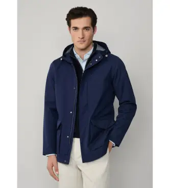 Hackett London Parka Uomo Blu 4234905