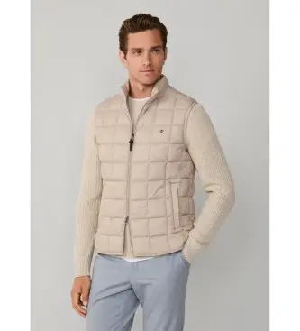 Hackett London Gilet Uomo Beige 4290755