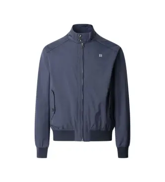 per uomo HM4000134 Giacca blu navy Heritage Harrington (S), Casual, Poliestere