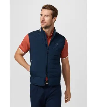 per uomo HM4000135 Gilet Estate blu navy (L), Casual, Poliestere, Senza maniche / cinghie
