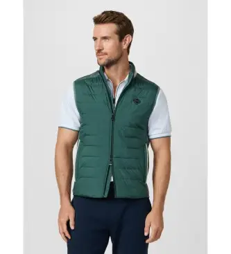 per uomo HM4000135 Gilet Green Estate (L), Casual, Verde, Poliestere, Senza maniche / cinghie Pelle