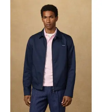per uomo HM4000153 Giacca blu navy Coach (L), Casual, Cotone