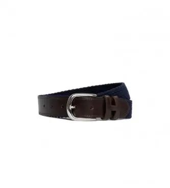 per uomo HM413225 Cintura in pelle da paracadute della Marina Militare (L), Casual, Poliestere, Navy