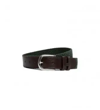 per uomo HM413225 Cintura verde per paracadute (S), Casual, Poliestere, Pelle