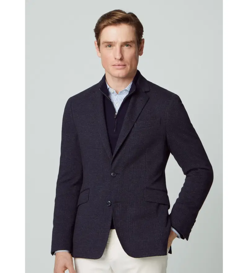 per uomo HM443249 Marina americana Cavaliere della Marina (42/32), Casual, Da sera, Cotone, Classico, Manica lunga, Navy