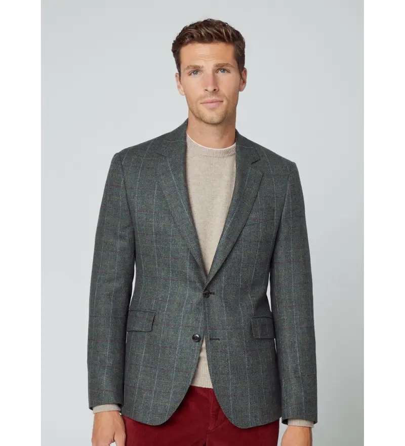 Hackett London Blazer Uomo Verde 4058131