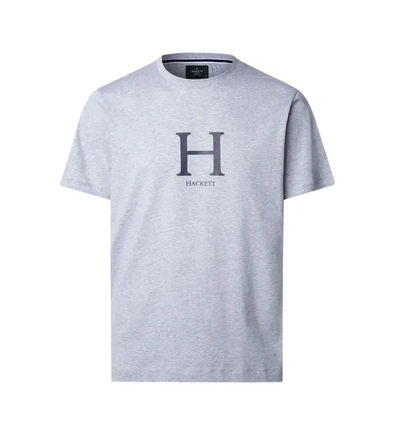 per uomo HM5000023 Maglietta grigia Heritage H SS Tee (L), Casual, Grigio, Cotone, Manica corta