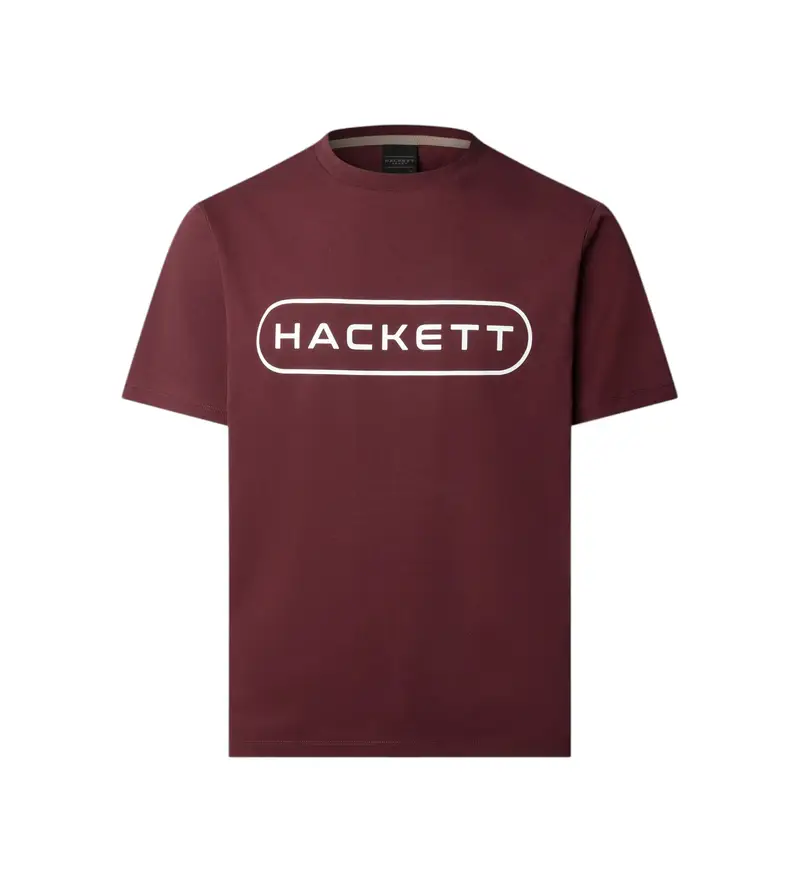 per uomo HM5000030 Maglietta Essential Box marrone (M), Casual, Granata, Cotone, Manica corta