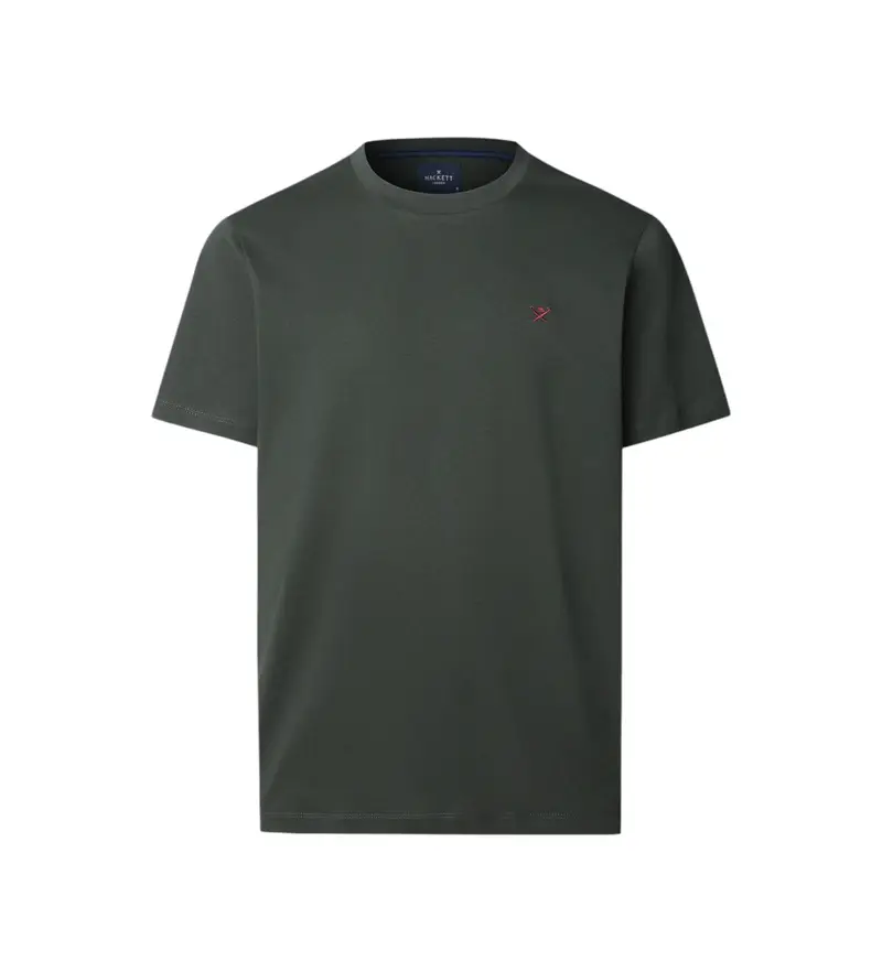 per uomo. HM5000039 Maglietta con logo SS verde (L), Casual, Cotone, Manica corta