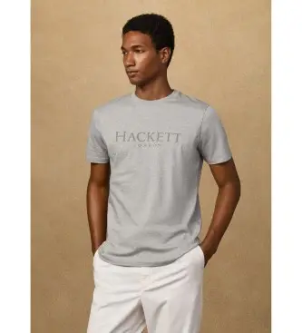 Hackett London T-shirt Uomo Grigio 4208639