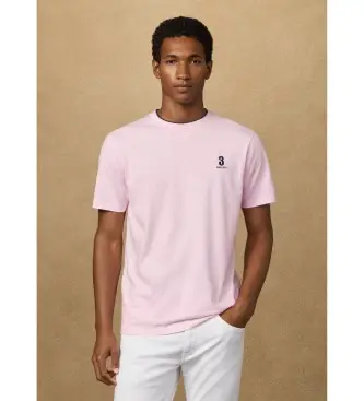 Hackett London T-shirt Uomo Rosa 4188585
