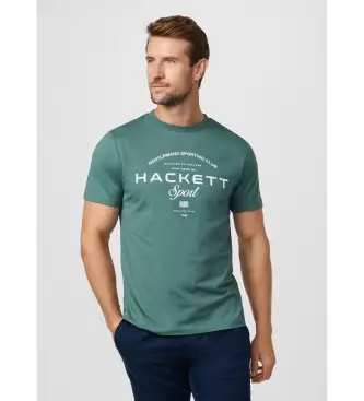Hackett London T-shirt Uomo Verde 4188656