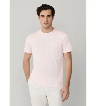 per uomo HM5000101 T-shirt rosa GMD con taschino (3XL), Casual, Cotone, Manica corta