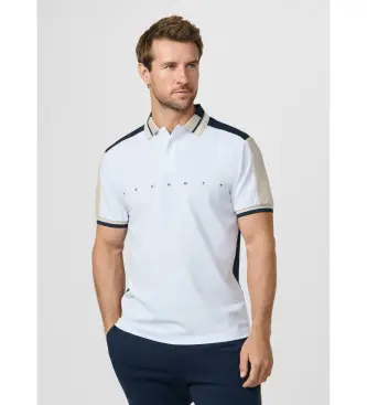 per uomo HM5600118 Polo classica bianca multi-fit (S), Bianco, Casual, Sportivo, Cotone, Manica corta