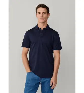 per uomo HM5600132 Polo Travel Pique marino (3XL), Classico, Manica corta, Lyocell, Navy Blu