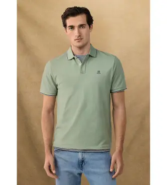 per uomo HM5600136 Polo Heritage Fit Classic Green (S), Casual, Verde, Cotone, Manica corta