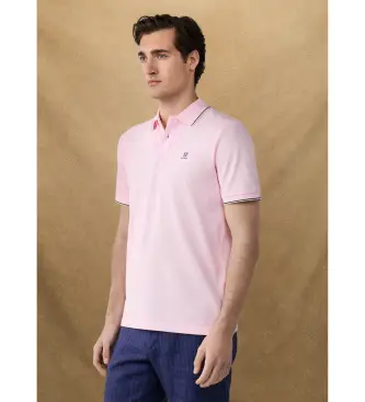 per uomo HM5600136 Polo Heritage Fit Classic Rosa (S), Casual, Cotone, Manica corta