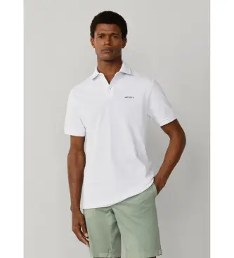 per uomo HM5600146 Polo con finiture da spiaggia, vestibilità classica (S), Bianco, Casual, Cotone, Manica corta