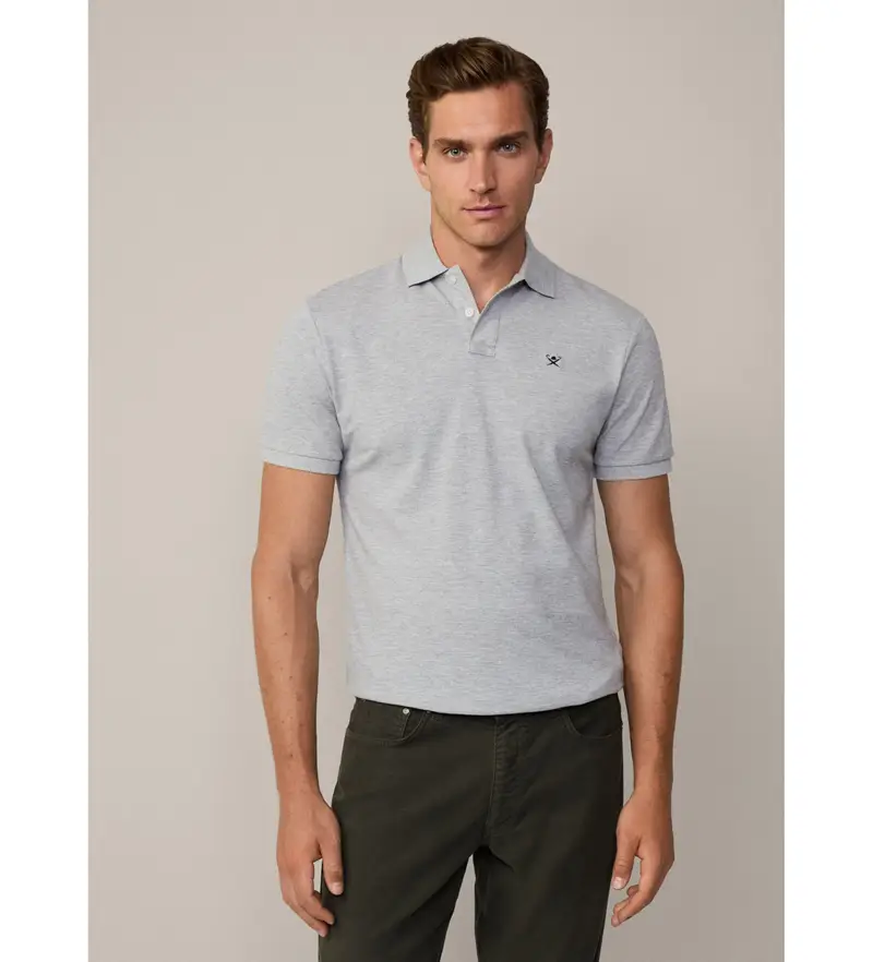Hackett London Polo Uomo Grigio 4046746