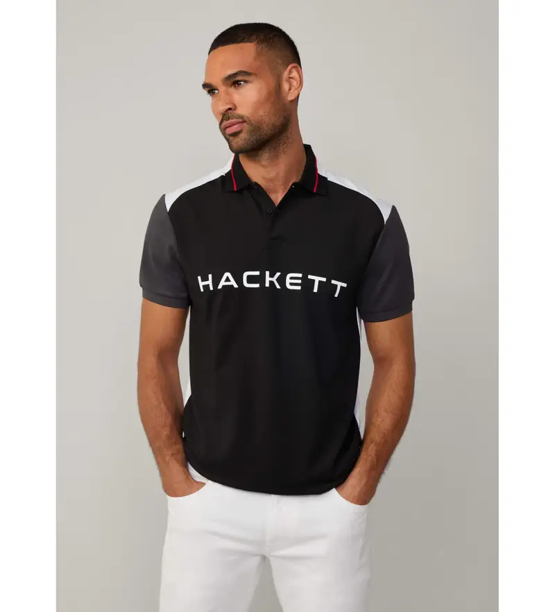 Hackett London Polo Uomo Nero 4055400