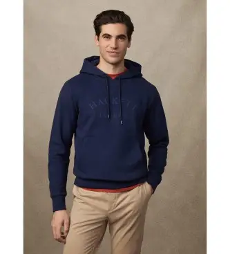 per uomo HM5800011 Felpa Heritage Essential blu navy (L), Casual, Cotone, Poliestere