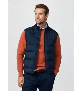 per uomo HM5800081 Gilet blu navy HS Hex (S), Sportivo, Poliestere