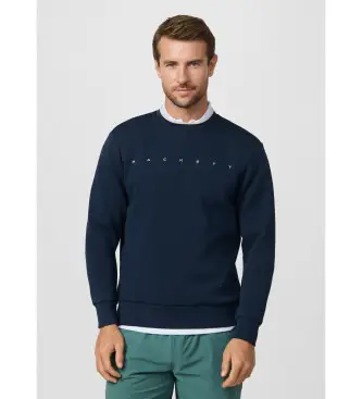 per uomo HM5800087 Felpa con logo blu navy (S), Casual, Cotone