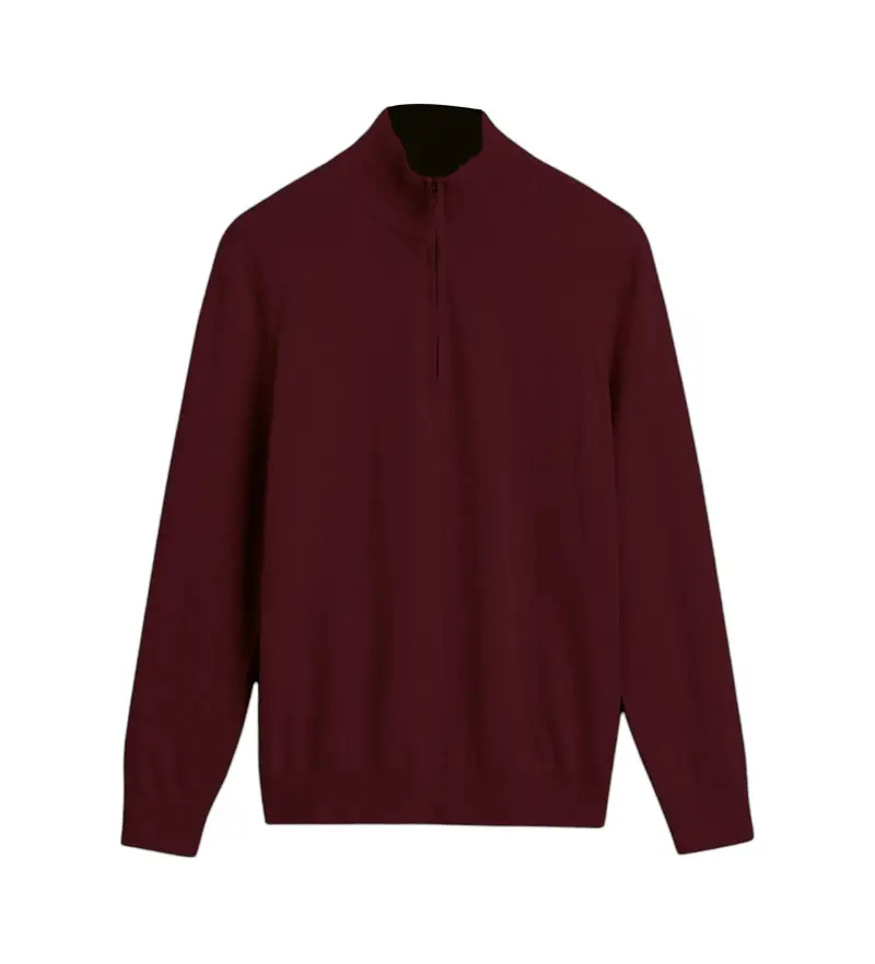 per uomo HM7000144 Hzip Maglia di cotone bordeaux (S), Casual