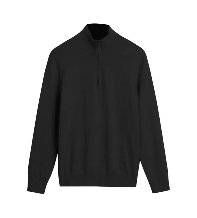 per uomo. HM7000144 Maglia di cotone nero Hzip (XXL), Casual