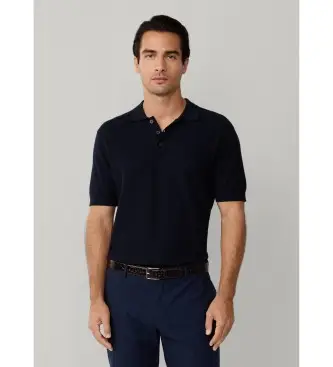 per uomo HM7000186 Polo marino a nido d'ape (3XL), Cotone, Classico, Manica corta, Navy Blu