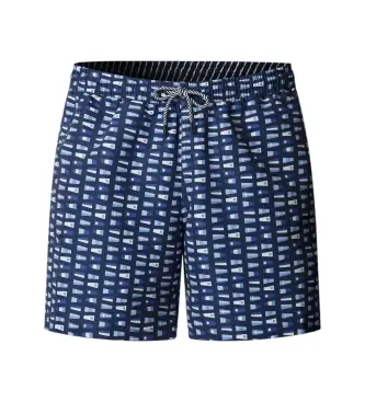 per uomo HMB100017 Costume da bagno marino HTG Flags (XL), Beachwear, Polister riciclato, Navy Blu