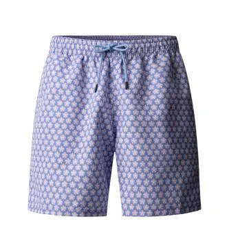 per uomo HMB100024 Costume da bagno conchiglia viola (L), Blu, Casual, Lilla, Beachwear, Poliestere