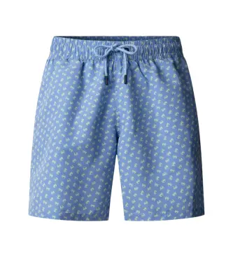 per uomo HMB100027 Costume da bagno Blue Crab (L), Casual, Beachwear, Poliestere Blu