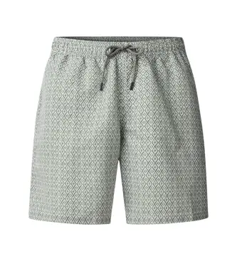 per uomo HMB100031 Costume da bagno color verde argilla (S), Beachwear, Poliestere