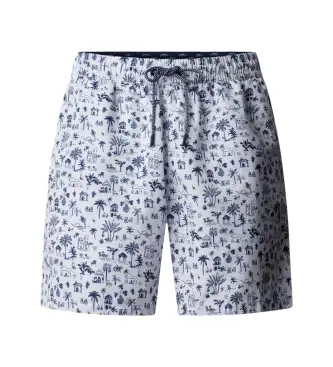 per uomo HMB100040 Costume da bagno dell'Isola Bianca (L), Bianco, Beachwear, Poliestere Pelle