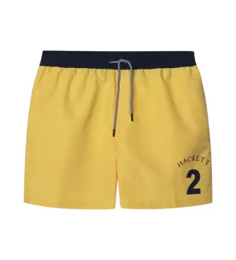 per uomo HMB10104 Costume da bagno giallo HTG Number (XL), Beachwear, Poliestere