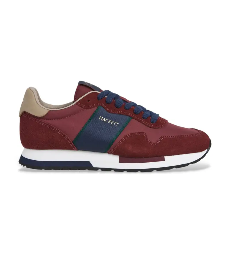 per uomo HMS200033 Sneakers Keston Heritage Burgundy (40), Basso, Stringhe, Casual, Bordeaux