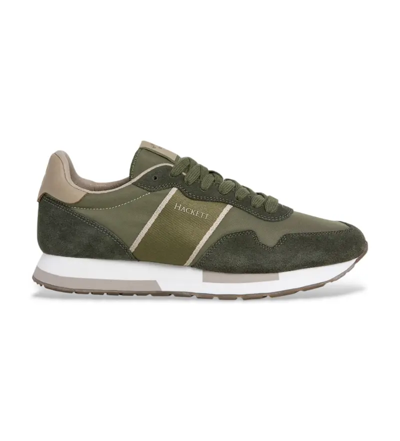 per uomo. HMS200033 Sneakers verdi Keston Heritage (40), Basso, Stringhe, Casual, Verde