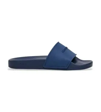 per uomo HMS200083 Infradito blu Pier Slider (41), Casual, Verde, Poliestere