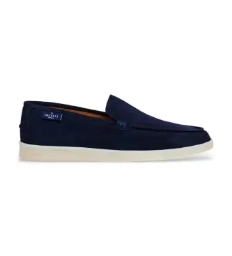 per uomo HMS200104 Mocassini in pelle blu navy Martins (40), Basso, Nessuno, Casual, Da sera, Classico
