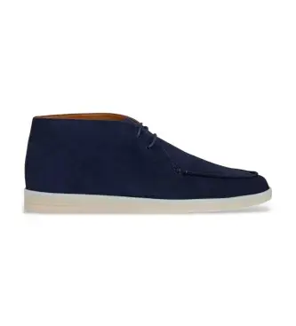 per uomo HMS200106 Stivaletti Martins Chukka in camoscio blu navy (42), Basso, Stringhe, Casual