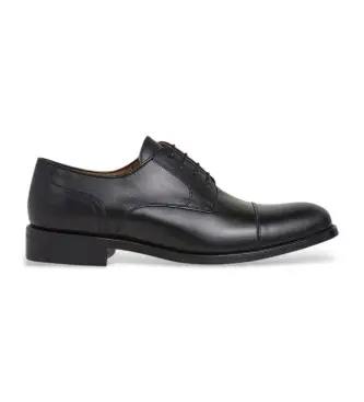 per uomo HMS21465 Scarpe Derby in pelle nera Royal Laces (40), Nero, Basso, Stringhe, Casual, Classico