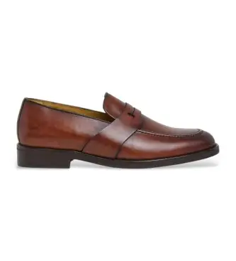 per uomo HMS21469 mocassini marroni Collin Gate (40), Pelle, Marrone, Basso, Nessuno, Casual