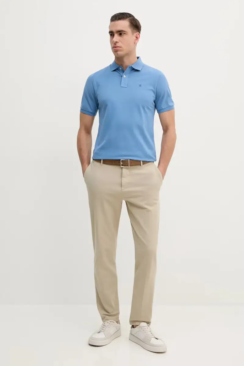 Hackett London Polo Uomo Blu 3312441 miniatura 2