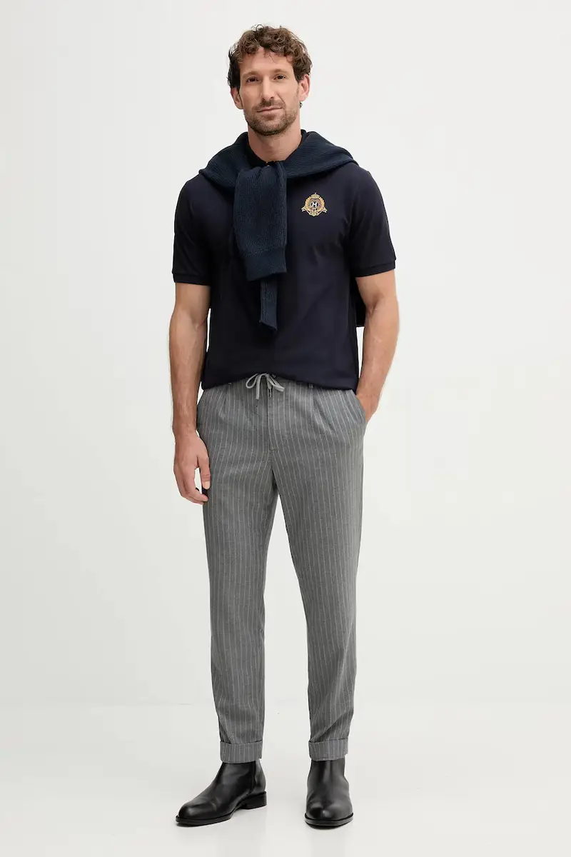 Hackett London Polo Uomo Blu 3594672 miniatura 2