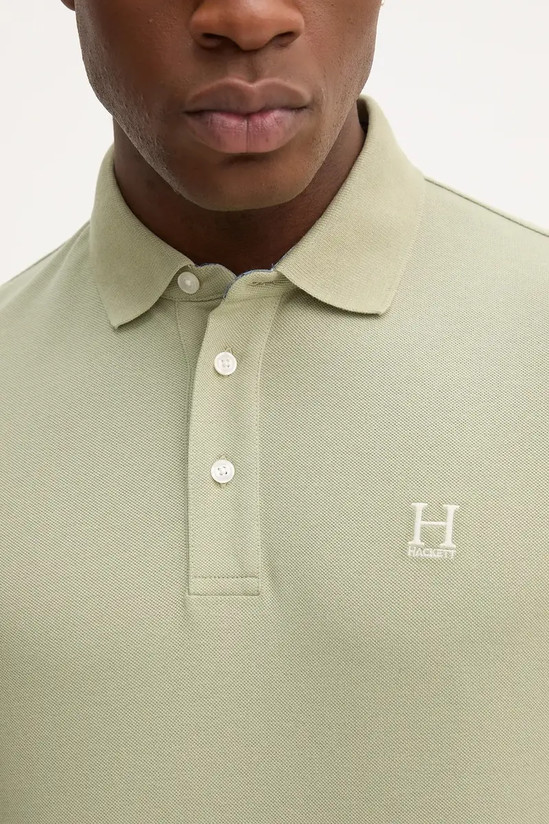 Hackett London Polo Uomo Verde 3669249 miniatura 5