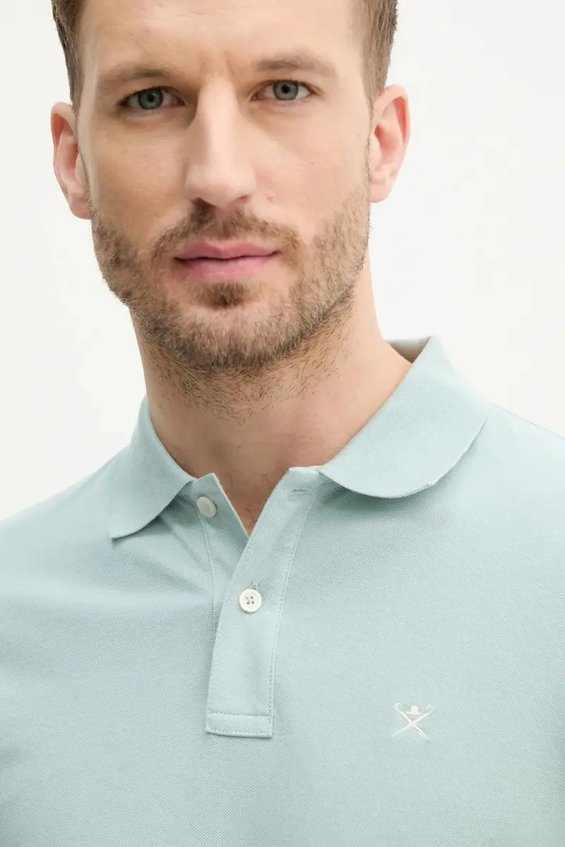 Hackett London Polo Uomo Verde 3349679 miniatura 4