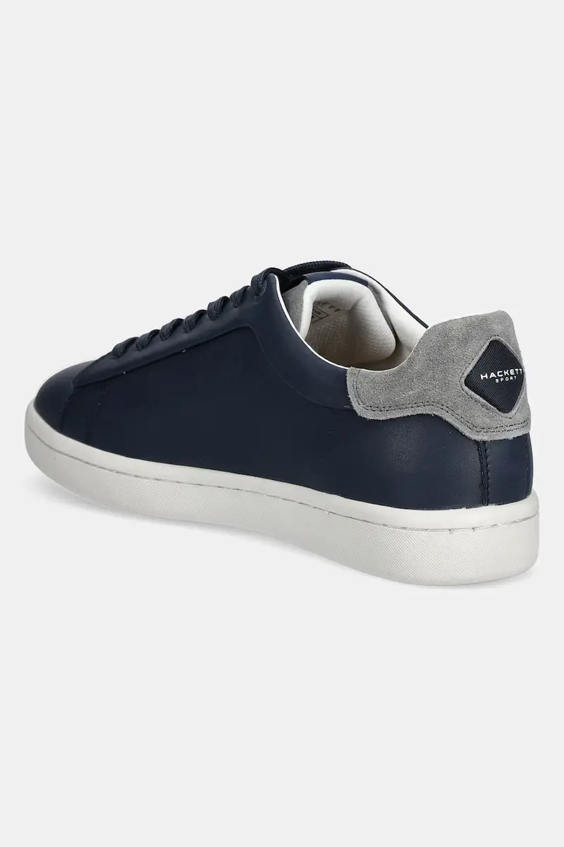 sneakers in pelle BOND MINIMAL uomo colore blu navy HMS21457 miniatura 3